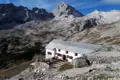 Berghütte in den Alpen