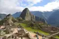 Ruinen von Machu Picchu in den Anden.