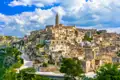 Historische Stadt Matera in Italien.