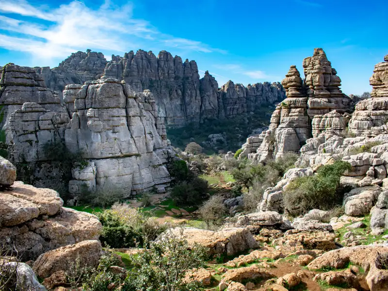 Spektakuläre Felsformationen in einer natürlichen Umgebung.