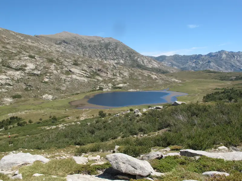 Bergsee in den Bergen