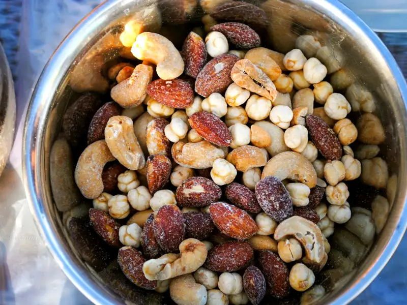 Nussmischung als Snack
