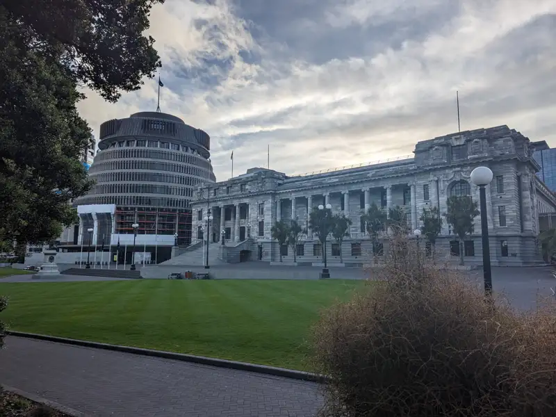 Parlamentsgebäude in Wellington