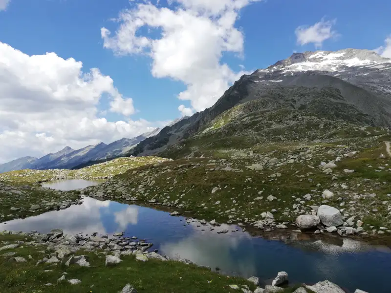 Bergsee in den Alpen