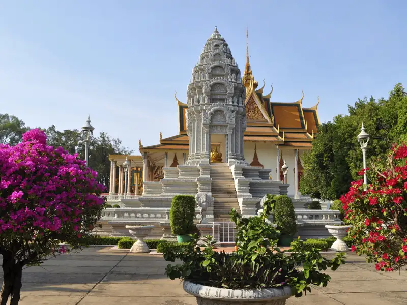 Traditioneller Khmer-Tempel im Königspalast.