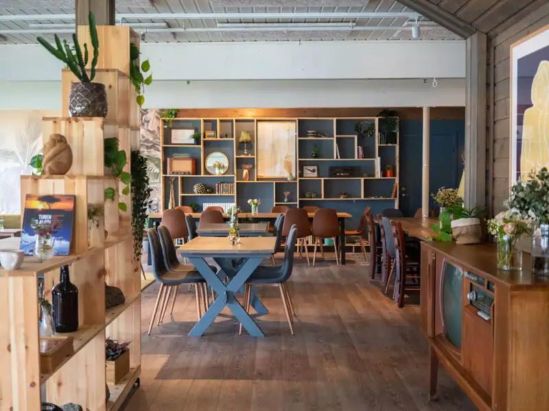 Innenansicht des Hotelrestaurants.