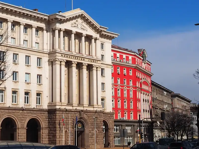 Ministerrat Gebäude in Sofia, Bulgarien.