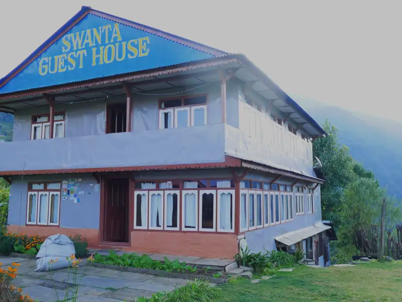 Das Swanta Guest House, eine Unterkunft auf der Reise.