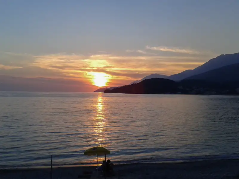 Sonnenuntergang am Meer