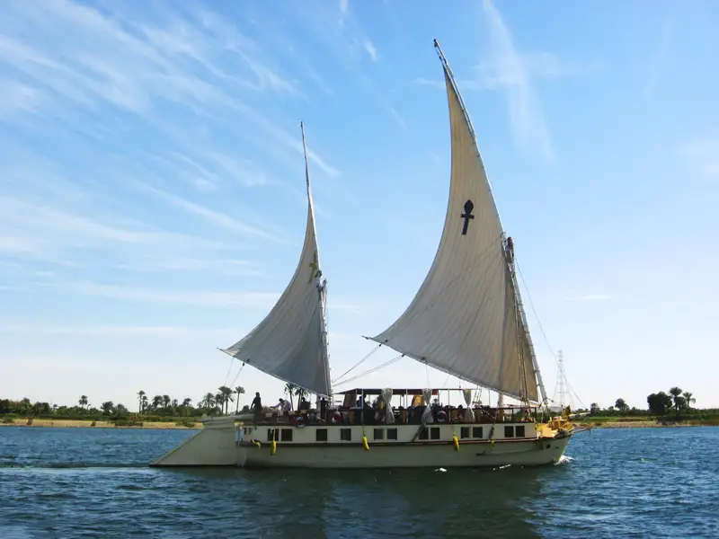 Segelboot auf dem Nil